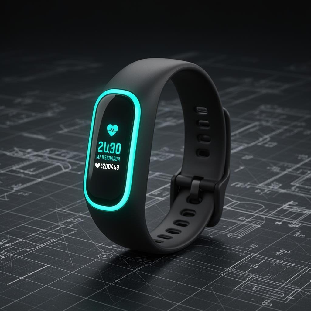 Bracelet BLE biométrique chauffeur